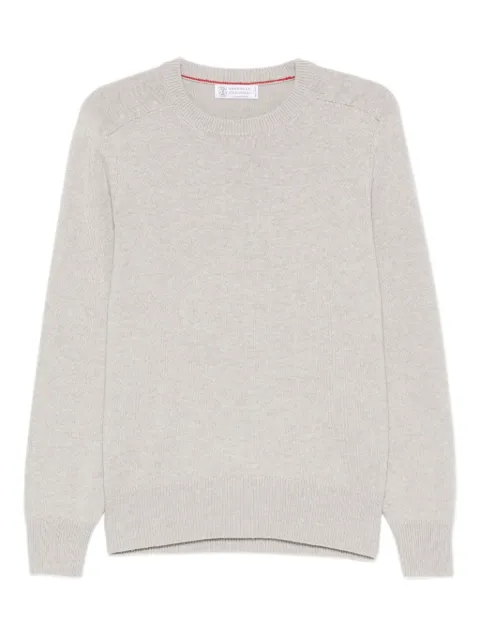 Brunello Cucinelli cashmere sweater Grey M22707000CTO75