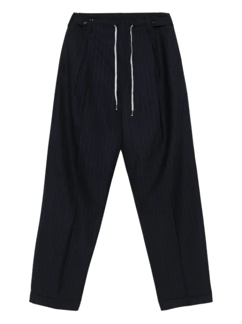 Maison Margiela pinstriped wool trousers Blue S29KA0395M35581