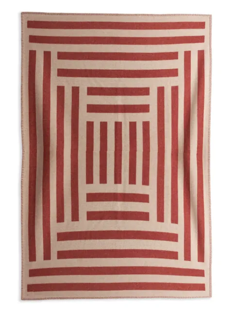 Lagomoro RICCI striped blanket (200cm x 140cm) Neutrals RICCI