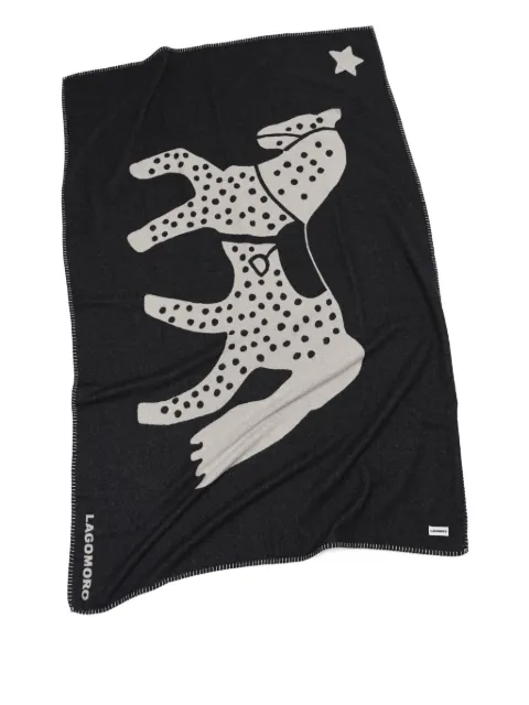 Lagomoro Pascal spotted blanket (200cm x 140cm) Grey PASCAL