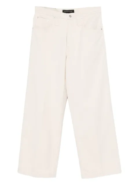 FEDERICO CINA grape-print jeans Neutrals FCCOJS01INDELEBILE