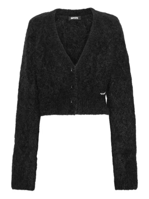 ROTATE BIRGER CHRISTENSEN V-neck cardigan Black 115459100