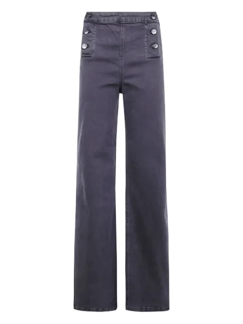TWINSET button cotton jeans Black 252TT2201