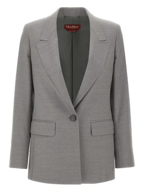 Max Mara Bolsena single-breasted blazer Grey 2526046022600