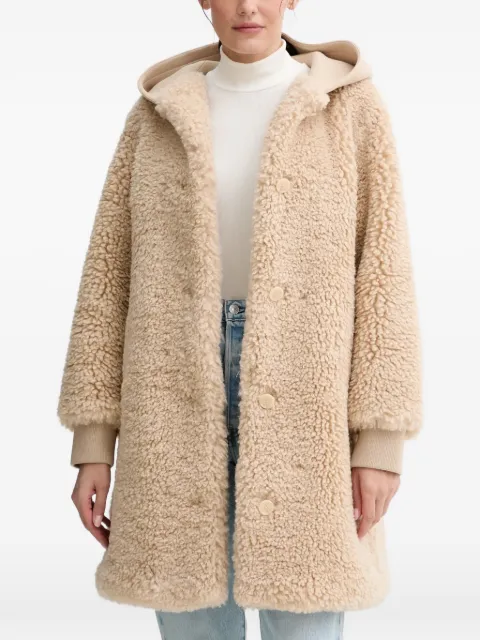 Marc O'Polo teddy-texture hooded coat Neutrals 5000006535