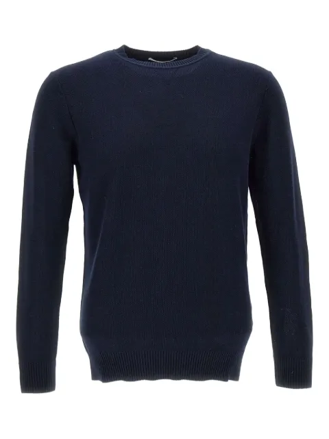 Kangra crew-neck cotton sweater Blue 600301038