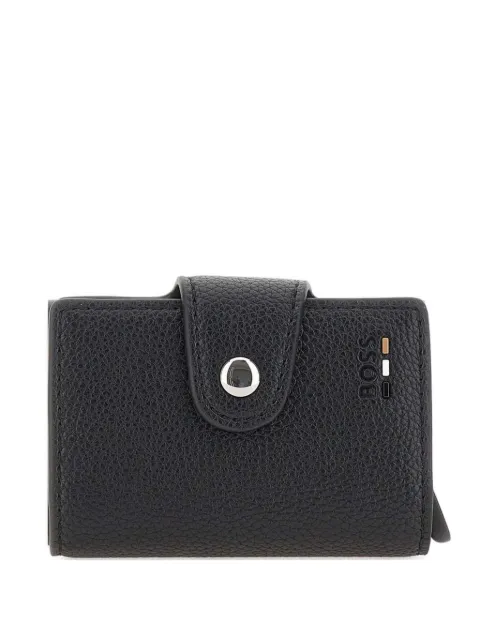 BOSS debossed-logo wallet Black 50554033