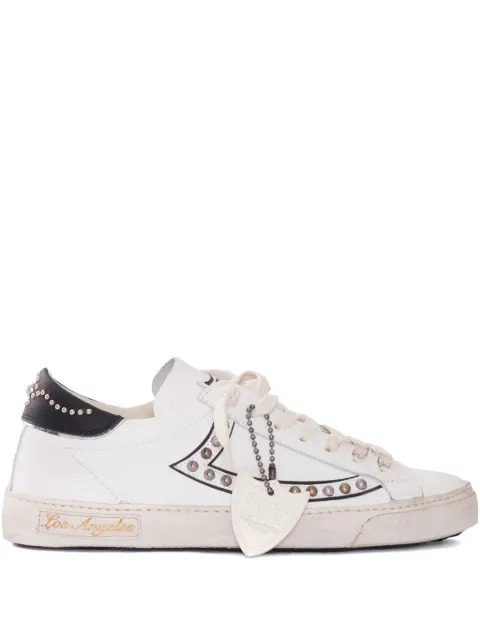 Htc Los Angeles studded sneakers White 25WHTSC006