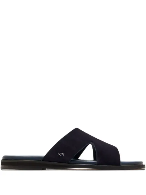 Forsa criss-cross cedric slides Blue CEDRIC