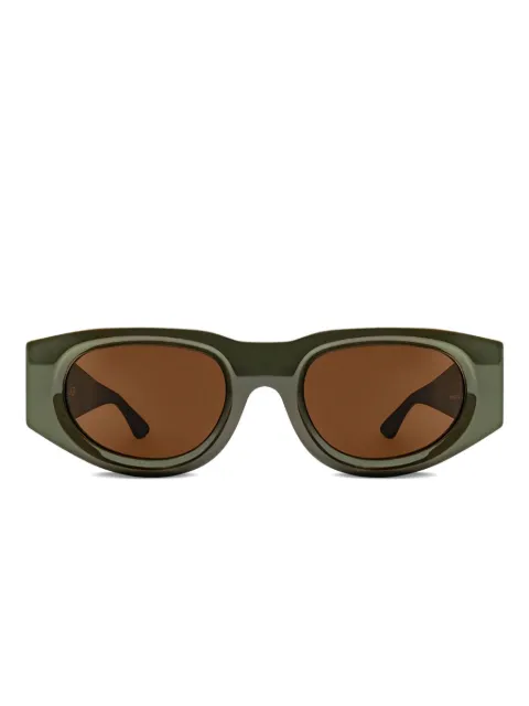 Thierry Lasry Dopamy geometric sunglasses Green DOPAMY