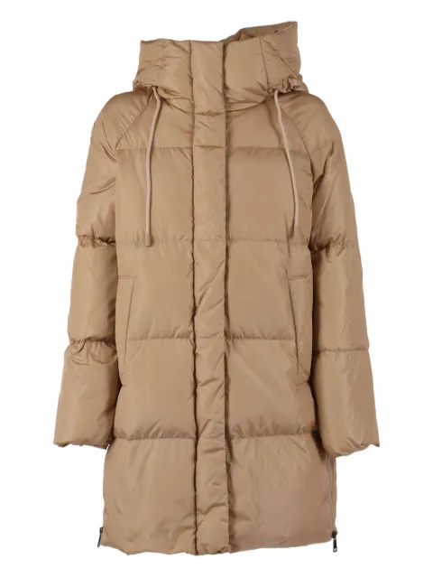 Weekend Max Mara hooded imbottito lungo coat Neutrals 2525496021600