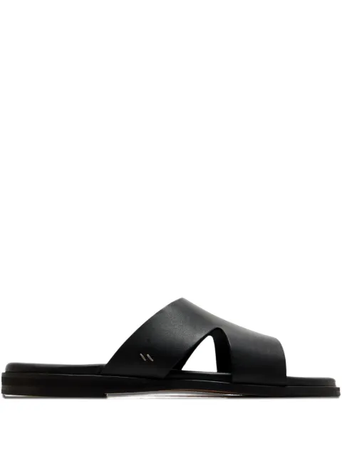 Forsa leather slides Black CEDRIC