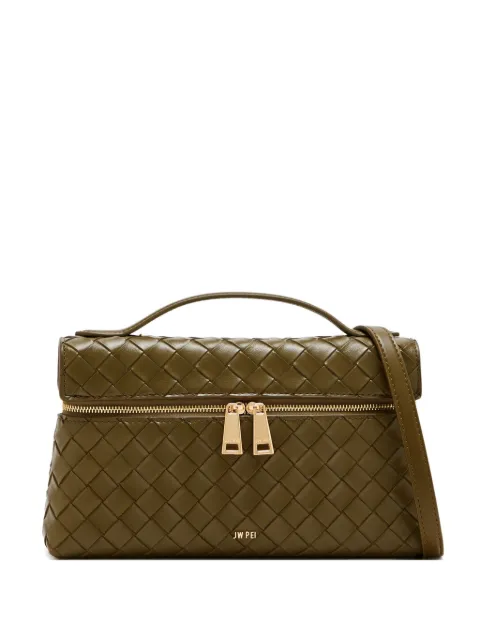 JW Pei woven top-handle satchel Green LS2T7829W
