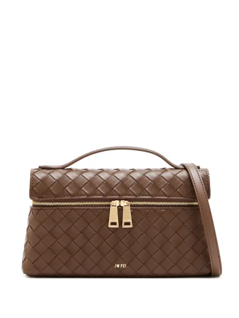 JW Pei woven-detail cross body bag Brown LS2T7828W