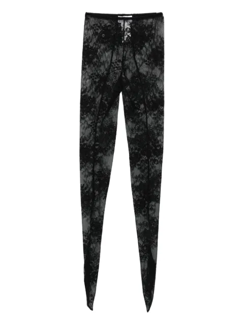 Giuseppe Di Morabito laced skinny trousers Black 05FW2X0205433