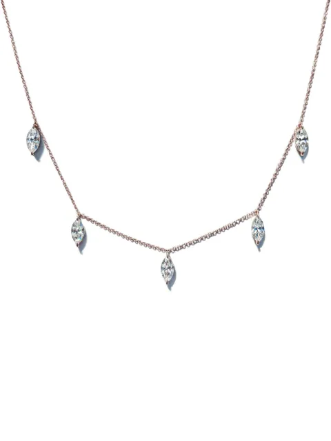LOEV 14K recycled rose gold diamond necklace Pink LVMQNL