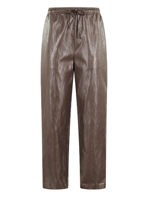 SOLOTRE drawstring trousers Brown M1F0185097