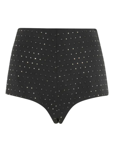 THE ANDAMANE Tami rhinestone-embellished shorts Black TM180452ATNW050999