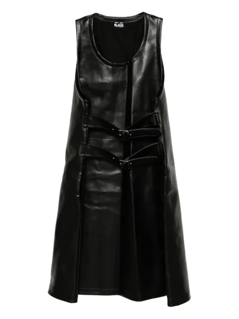 Black Comme Des Garçons belted dress Black 1PA002052