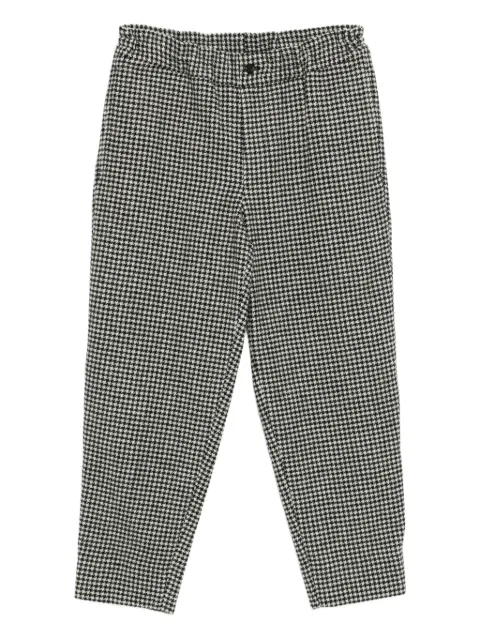 Black Comme Des Garçons houndstooth trousers Black 1PP016052