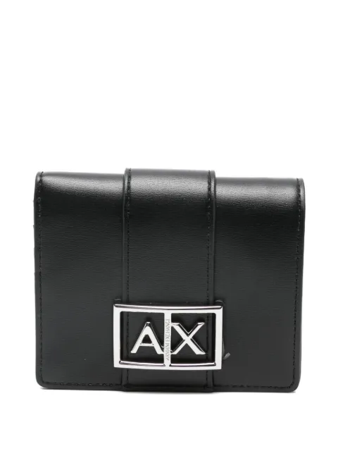 Armani Exchange logo plaque wallet Black XW000360AF12039UC001