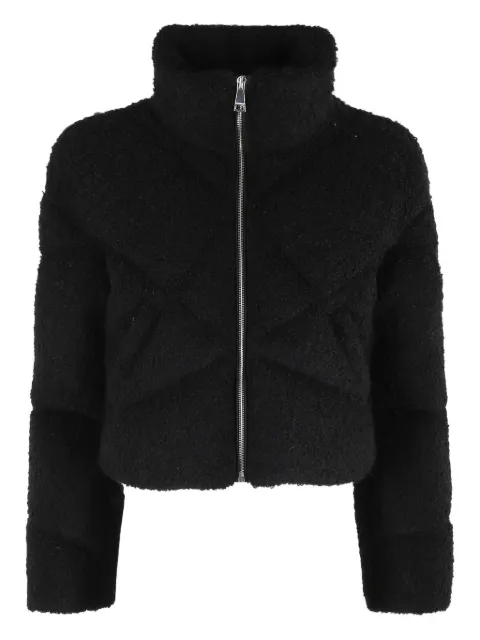 Khrisjoy bouclé bomber jacket Black KWF25R0634BC0001