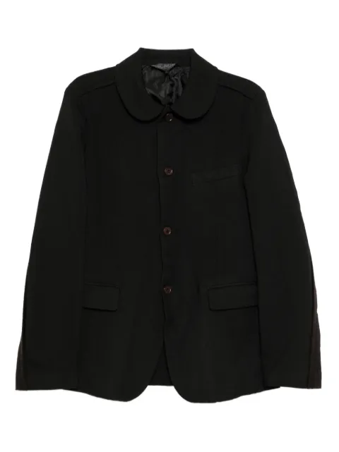 Black Comme Des Garçons single-breasted jacket Black 1PJ010052