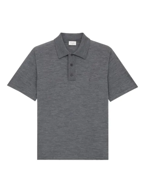 Saint Laurent Cassandre short-sleeve polo shirt Grey 841679Y75YW