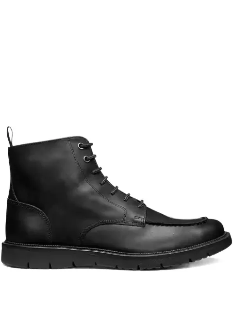 Geox Pove lace-up fastening boots Black U56M7A000FFC9999