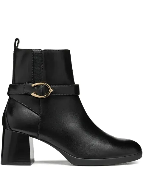 Geox 60mm buckle-strap boots Black D46XBA00043C9999