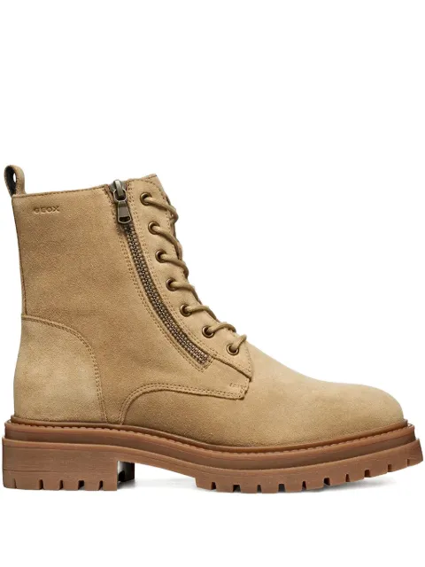 Geox zip-up lace-up ankle boots Neutrals D16HRF00022C5010
