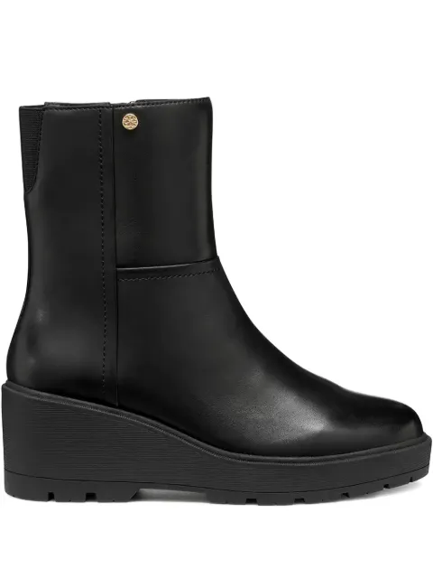 Geox 70mm Miereille platform panelled ankle boots Black D563VA00043C9999
