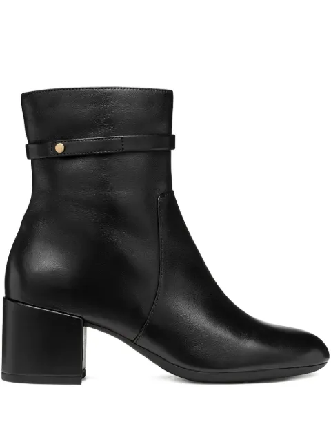 Geox 60mm Eleana leather boots Black D56TWC00085C9999