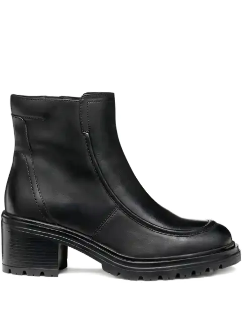 Geox block-heel ankle boots Black D56QCB00043C9999