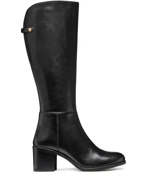 Geox 65mm New Asheel block-heel knee-high boots Black D56FSB00043C9999