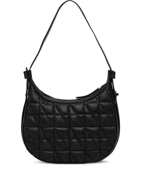 Geox Maryemy quilted zip-up shoulder bag Black D56ZSA00046
