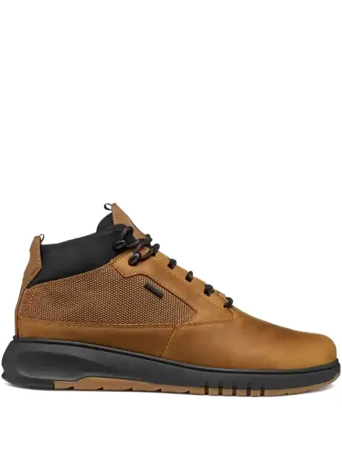 Geox Aerantis 4x4 Abx lace-up panelled boots Brown U36APA04511C2002