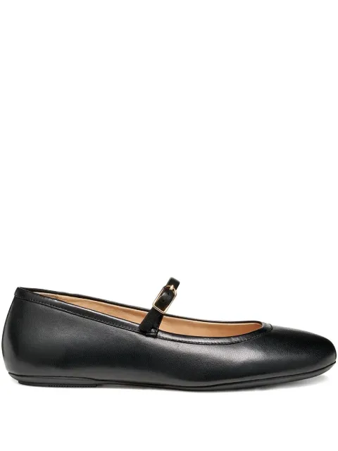 Geox Palmaria buckle-strap ballerina shoes Black D56MUA000TUC9999