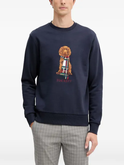 Hackett London graphic-print sweatshirt Blue HM5800015