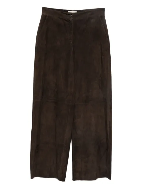 Via Masini 80 high-waisted trousers Brown M924CF494