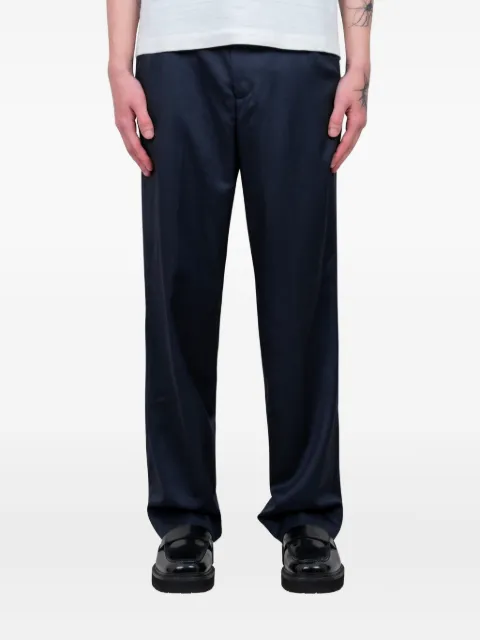 Another Aspect 1.0 tonal-stitching trousers Blue ASP10N