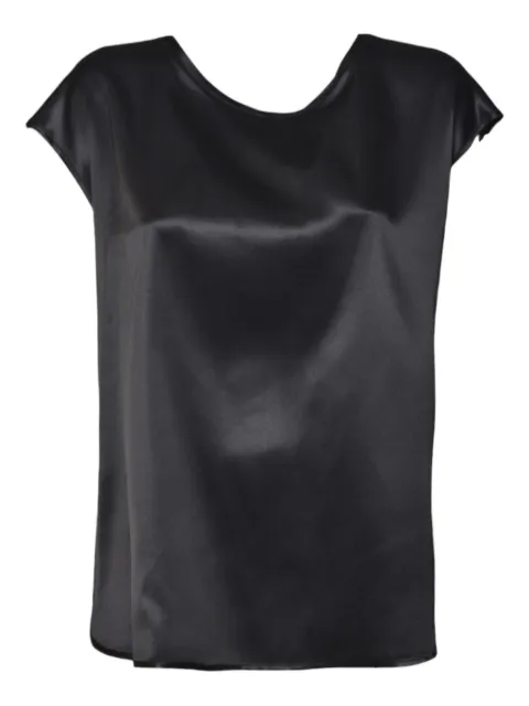 SOLOTRE tie-detail top Black M1D0127A99