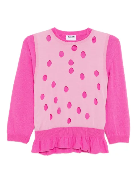 Moschino layered jumper Pink 9175403