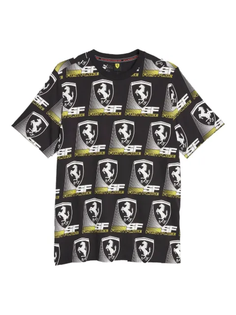 PUMA x Ferrari logo-print "Black" T-shirt Black 62094801