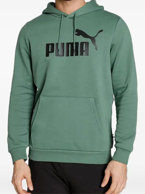PUMA logo-print hoodie Green 846849