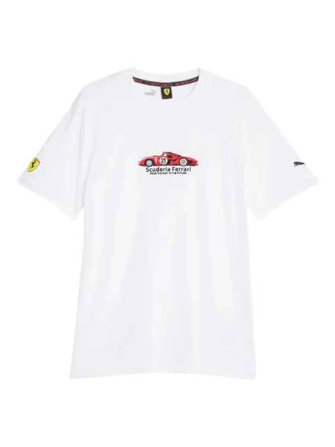 PUMA x Ferrari Race embroidered "White" T-shirt White 62094703