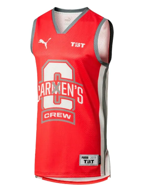 PUMA x TBT 2019 Carmen's Crew basketball jersey Red 92915007