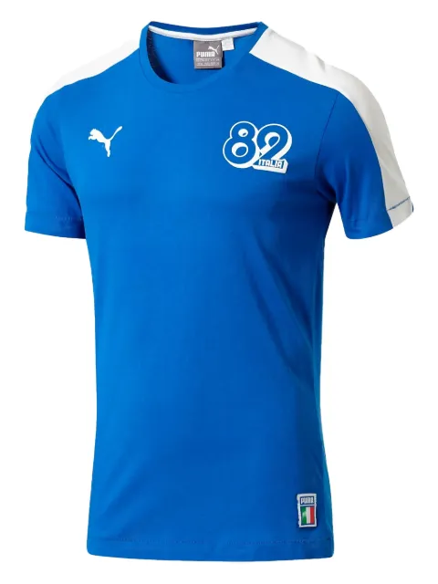 PUMA logo-detail T-shirt Blue 75264401