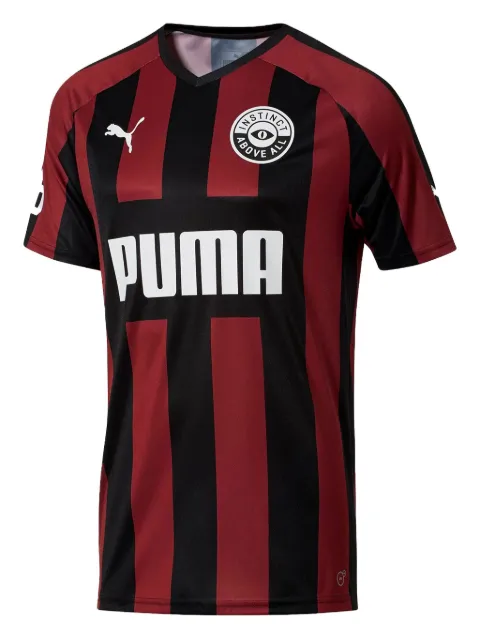 PUMA Instinct striped-pattern T-shirt Red 65614901