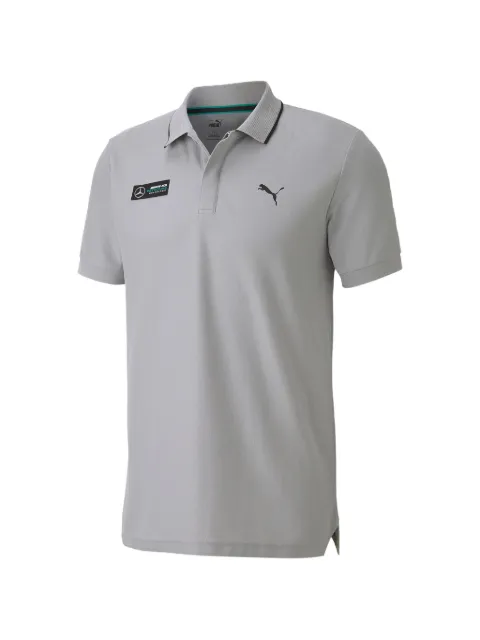 PUMA x Mercedes AMG Petronas F1 Team logo-print polo shirt Grey 59803602